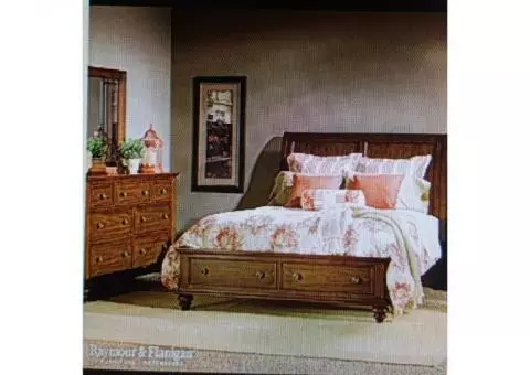 King Size Sleigh Storage Bed from Raymour & Flanitgan